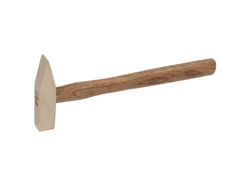 Ks Tools 963.2010, Kuglehammer, Aluminiumbronze, Træ, 31 Cm, 500 G, 500 G