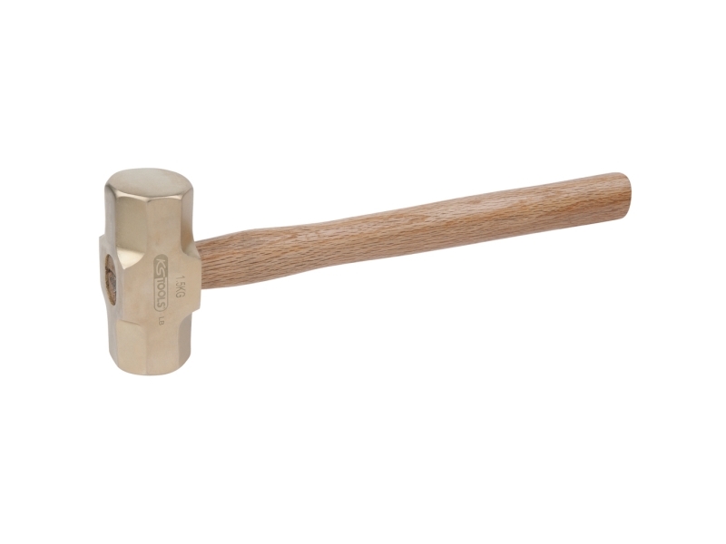 Ks Tools 963.2085, Vorschlaghammer, Aluminium-Bronze, Holz, 90 Cm, 8,75 Kg, 8 Kg
