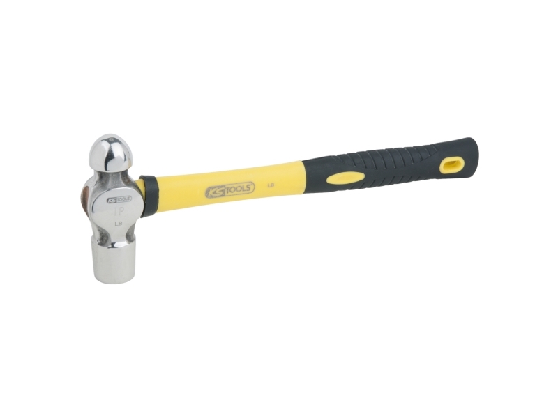 Ks Tools 964.2102, Kuglehammer, Rustfrit Stål, Glasfiber, 28,5 Cm, 430 G, 340 G