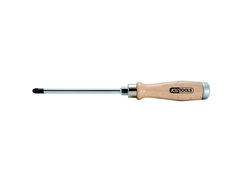 KS Tools 300.1072 3001072 Stjerneskruetrækker PZ 2 Klinge-længde: 100.0 mm DIN ISO 8764