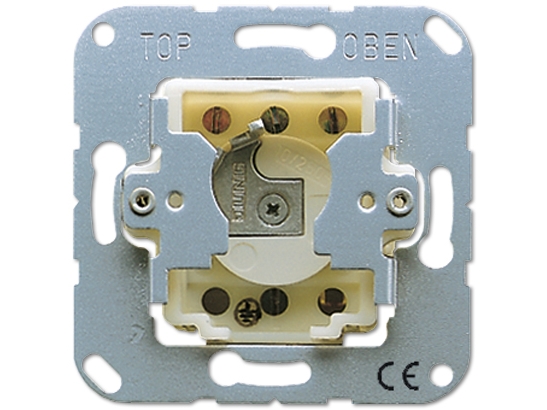 Jung Cd 134.18 Wu, Drucktasten-Schalter, 1P, Kabelgebunden, Metall, Metallisch, Ip44