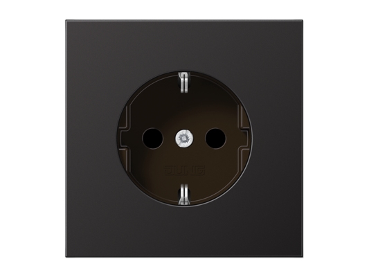 Jung Al 1520 Ki D, Cee 7/3, Sort, 250 V, 16 A