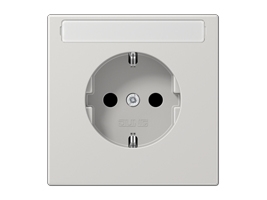Jung Ls 1520 Na Lg, Cee 7/3, Grå, Duroplast, 250 V, 16 A