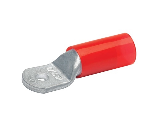 Klauke 602R8, Rohrringöse, Zinn, Gerade, Rot, Silber, Polyamide (Pa), 10 Mm²
