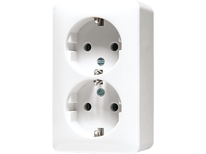 Jung-Stikkontakt Schuko 6020Kiaww 2-Bande (6020Kiaww)