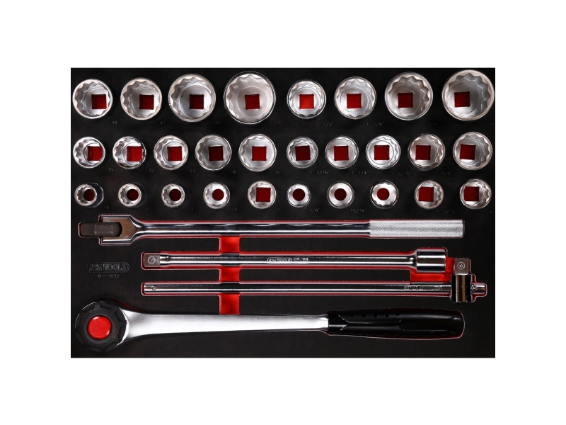 Ks Tools 811.0032, Topnøglesæt, 32 Hoved(Er), 16,4 Kg
