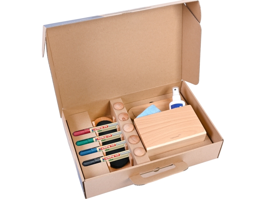 Legamaster WOODEN whiteboard startpaket 17-delar, Tillbehörssats, FSC mix 70%, 214 mm, 333 mm, 74 mm, 890 g | Möbler - Tavla & Displays - Tillbehör | GameStuff