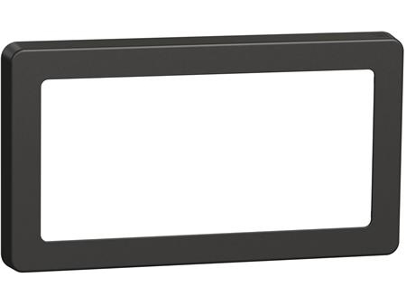 LAURITZ KNUDSEN LK FUGA BASE 63 ramme inkl. monteringsramme 2 modul, Koksgrå, DETAILFORPAKNING