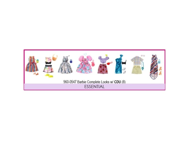 Barbie Mode Und Accessoires Kompletter Look Cdu