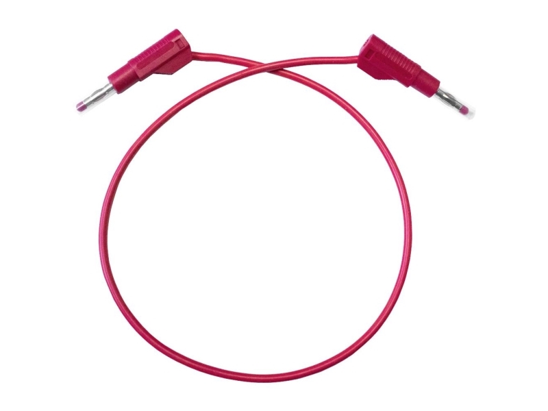 Mueller Electric BU-P4911B-24-2 Testijohto [Banaanipistoke - Banaanipistoke] 0,6 m Punainen 1 kpl 1 kpl