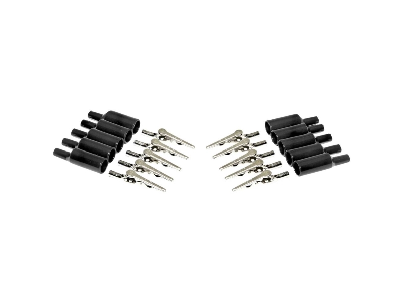 Mueller Electric BU-P2240-0 Krokodilleklemme Sort Længde: 54.61 mm 1 Set