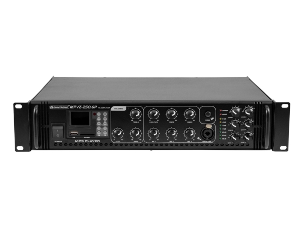 Omnitronic 80709787, 250 W, 0,5%, 75 dB, 250 W, 80 - 16000 hz, Klämplintar | TV, Ljud & Bild - Stereo - A/V Receivere & Förstärkare | GameStuff