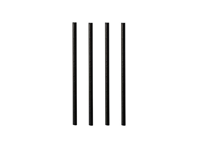Papstar 87982, Schwarz, Papier, 100 Mm, 7 Mm, 500 Stück(E), Polybag
