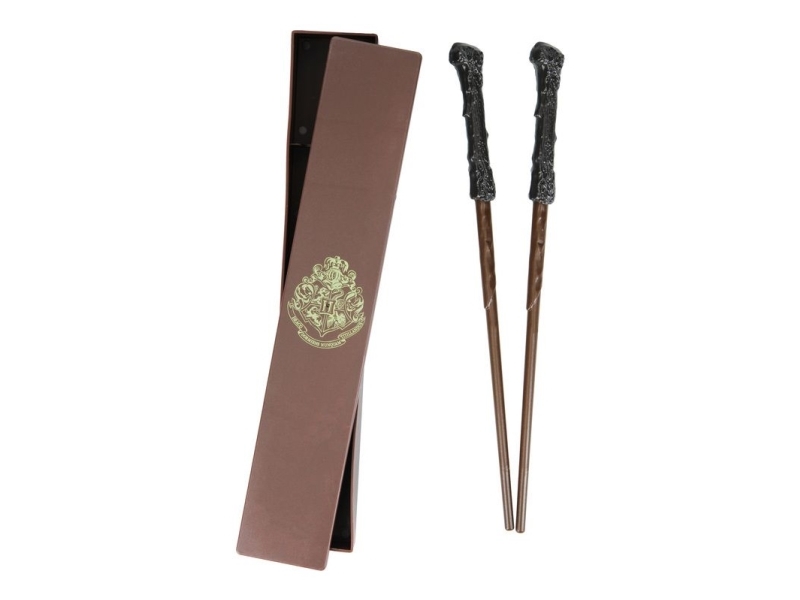 Billede af Paladone Harry Potter Wand Chopsticks In Box, Spisespinde Sæt, Brun, 1 Stk, Kina, 375 Mm, 280 Mm hos Computersalg.dk