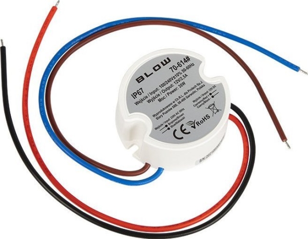 Blow 70-614# Schaltnetzteil Im Gehäuse 12V/2,50A