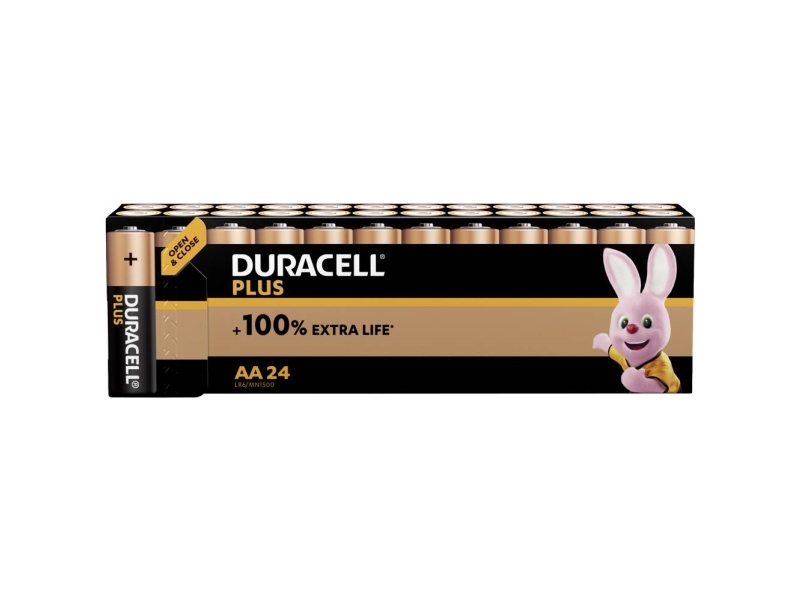 Duracell Plus Power - Einwegbatterie - Aa - Alkali - 1,5 V - 24 Stück(E) - Schwarz - Kupfer (00221194)