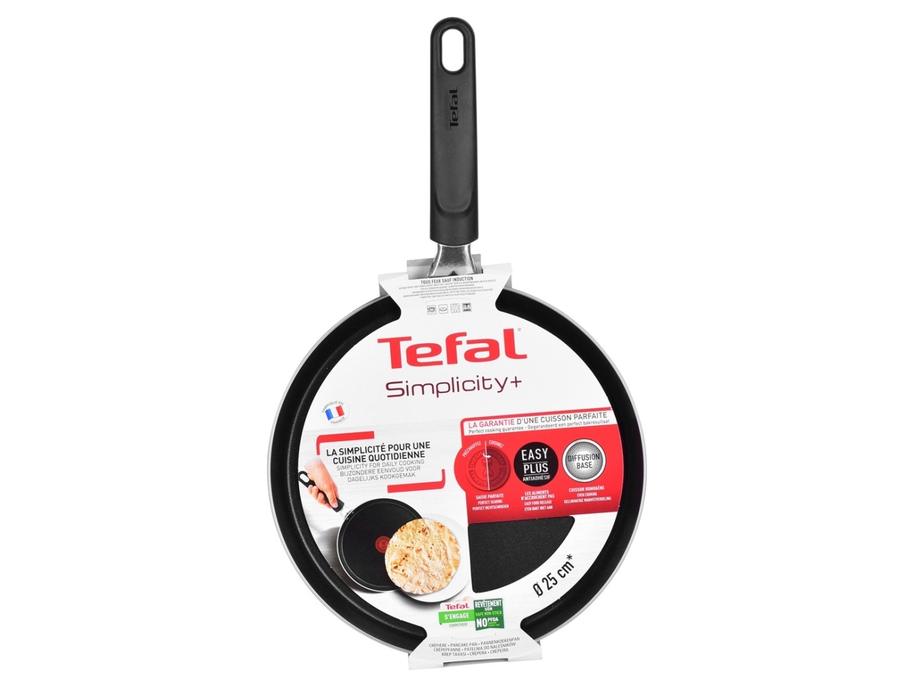 TEFAL Simplicity 25 cm pandekagepande B5821902