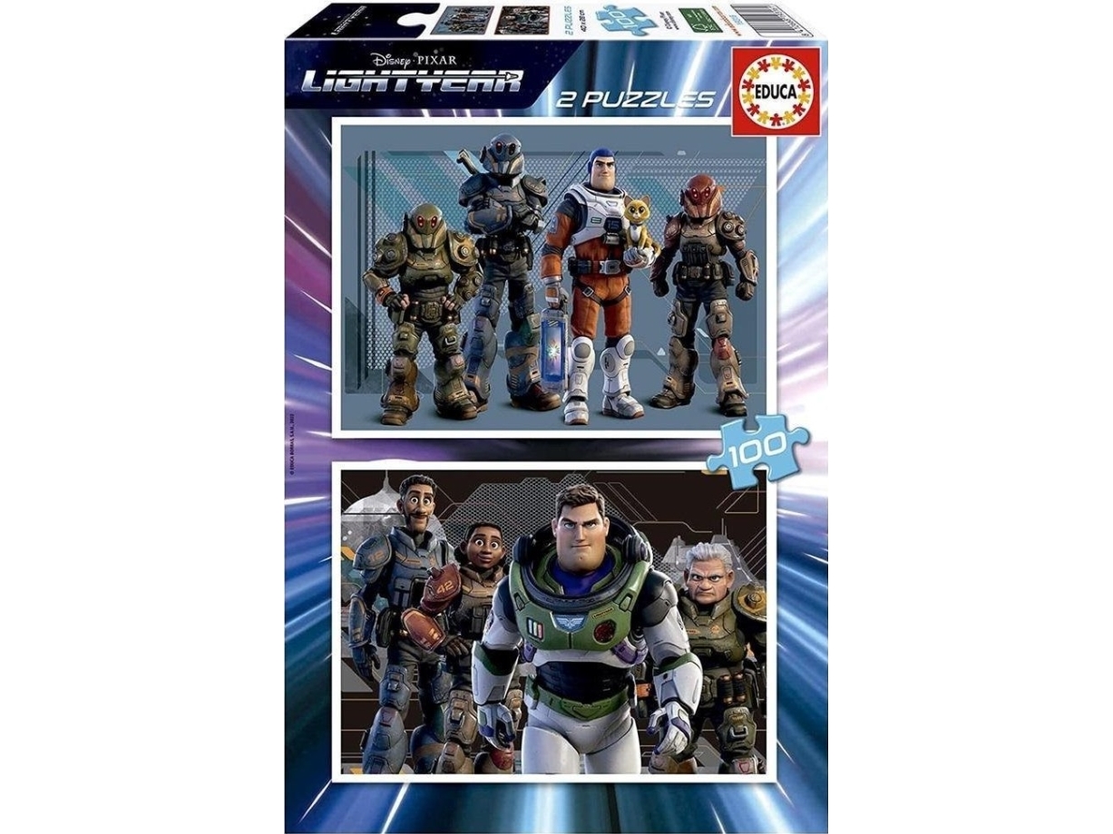 Educa Box of 2 x 100 Buzz Astral items | Leksaker - Figurer & Dockor | GameStuff