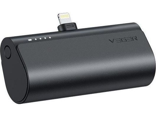 Powerbank Veger W0556p 5000 Mah Sort (Usb-C)