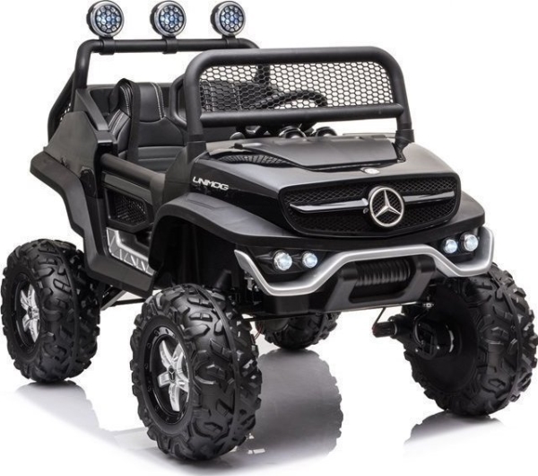 Lean Cars Mercedes Unimog Elektrisk Suv Til Børn Sort