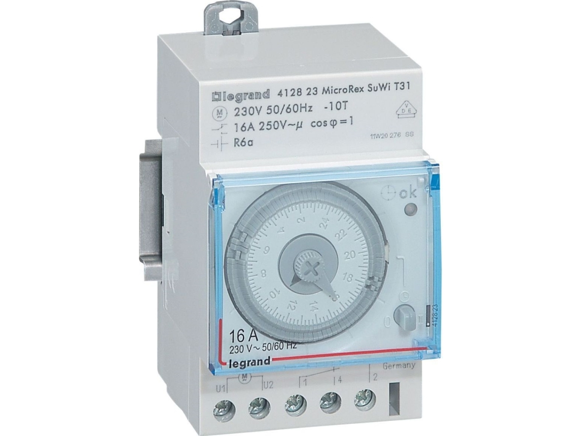 Kontaktur MicroRex AQT31 analog døgn auto sommer/vinter tid
