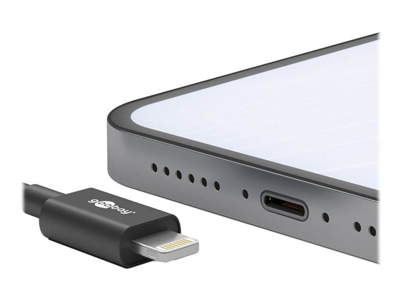 Goobay - Lightning-Kabel - Usb-C Han Til Lightning Han - 1 M - Sort
