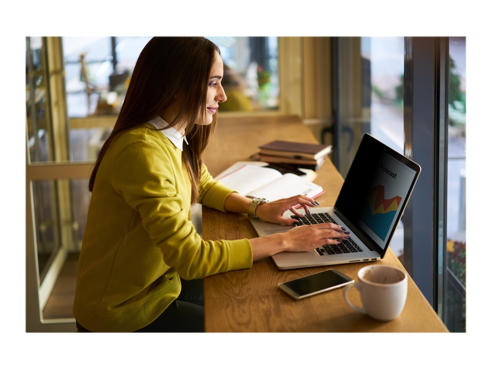 3M Bright Screen Privacy Filter - Notebook Privacy-Filter - Aftagelig - Flip - 14" - Sort
