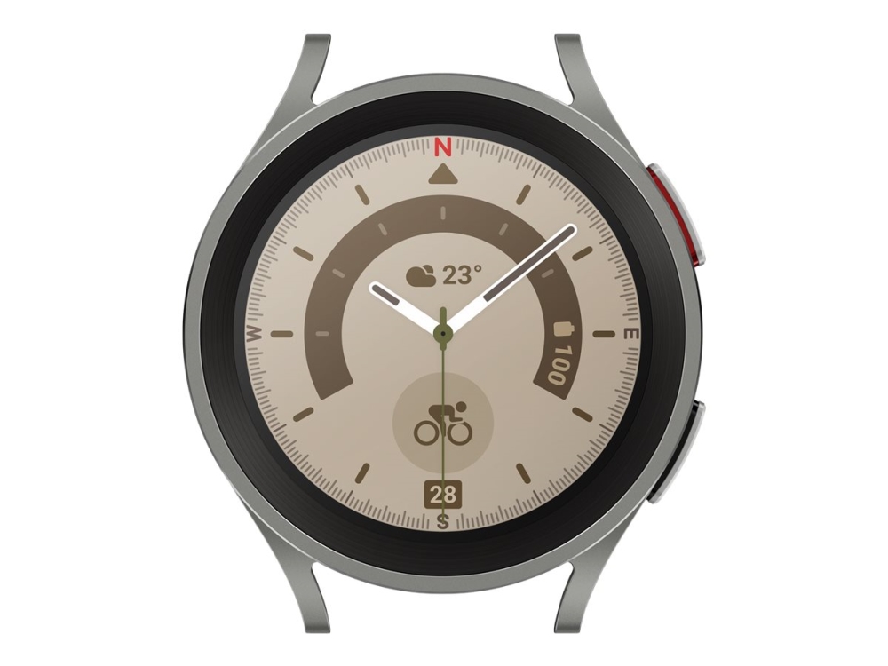 Samsung Galaxy Watch5 Pro 45 Mm Titangrå Smart Klocka Display 1.4  " 16 Gb Lte Nfc Wi Fi Bluetooth 4g 46.5 G