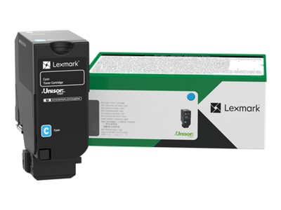 Lexmark - Cyan - original - tonerpatron LCCP, LRP - for Lexmark CS730de, CS735de, CX730de, CX735adse