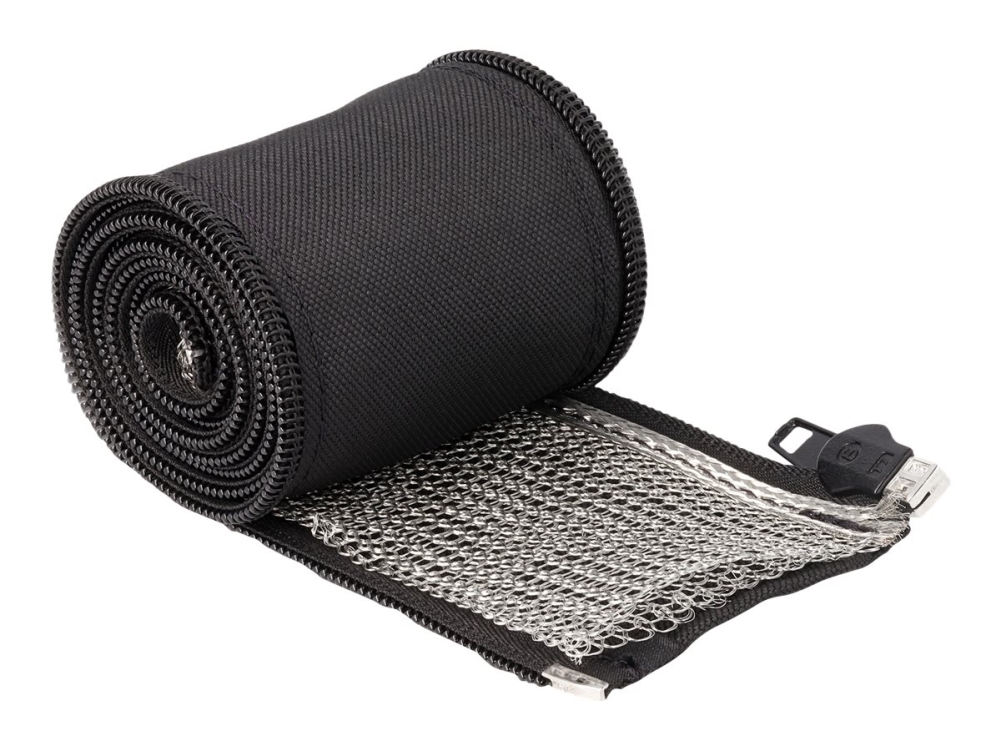 Delock - Kaapelinhallintaholkki - vetoketjulla - 1 m - musta