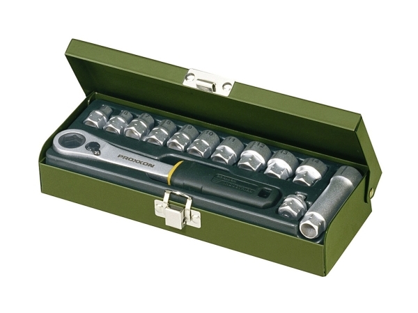 Proxxon 23 602, Stål, 12 Stk., Sort, Stål, Sort, Sort, 1/4"