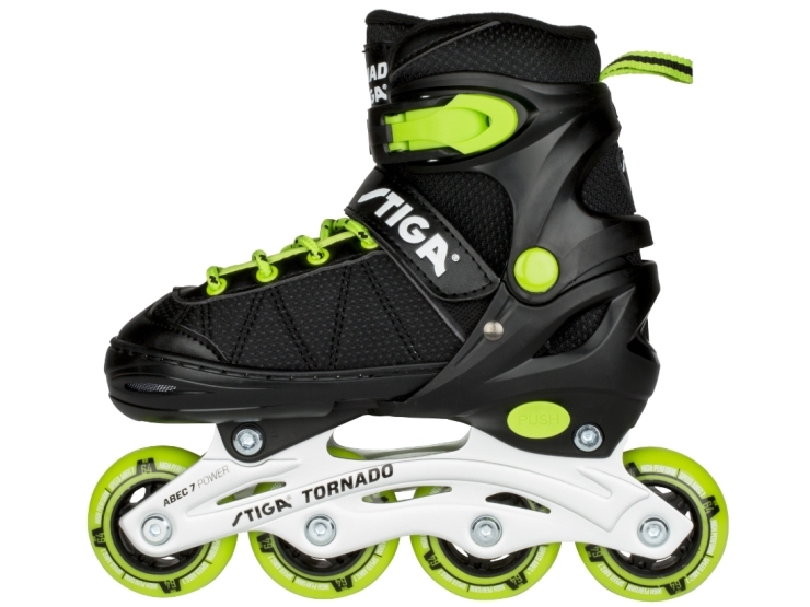 Stiga 80-2040-06, Vuxna, Unisex, Svart, Grön, Monokromatiskt, Hög känga, Inlines | Utomhusleksaker - Gå / Löpande fordon - Gå fordon | GameStuff