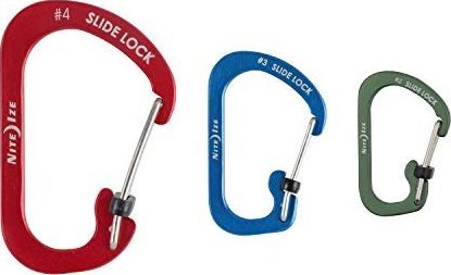Niteize Slide Lock-Karabinhager 2,3,4 Alu