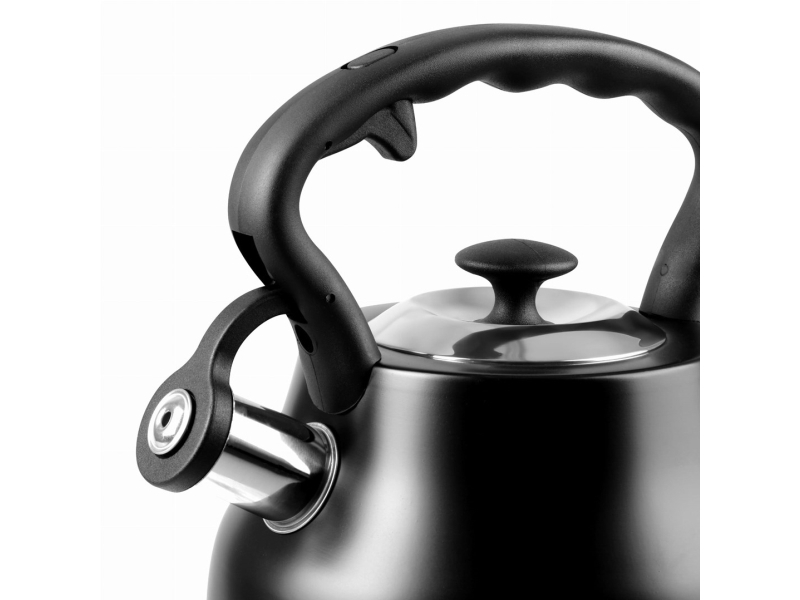 Promis Wasserkocher 3.0 L, Andrea, Mattschwarz, Schwarzer Griff