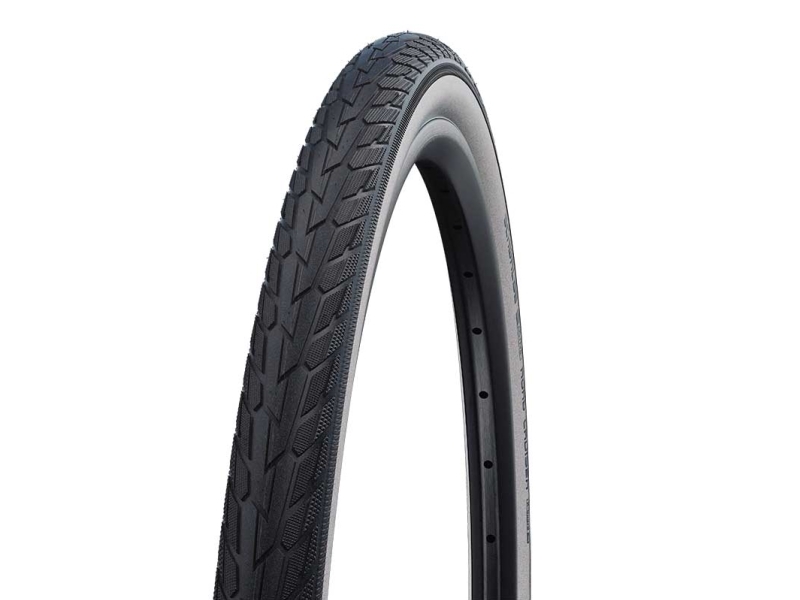 Schwalbe Road Cruiser -rengas, musta/valkoinen, 26 x 1.75