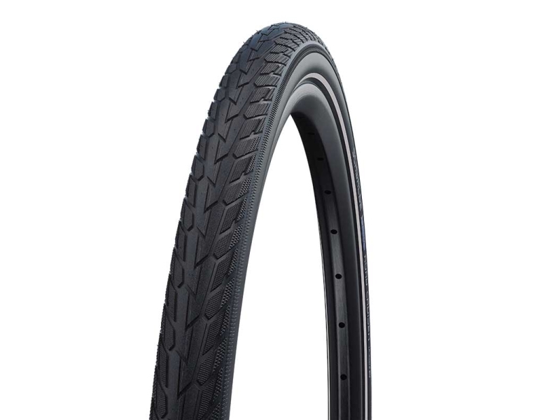 Schwalbe Road Cruiser -rengas, musta, heijastava, 37-622 (28 x 1.40) | Cykling - Hjul, däck och slangar - Däck för cyklar | GameStuff
