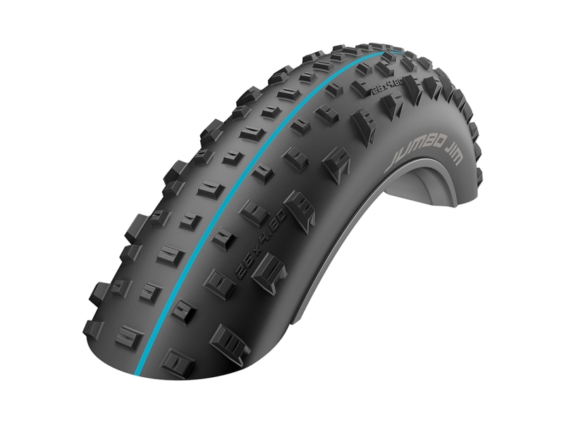 Schwalbe Schwalbe Jumbo Jim Folding Tire (110-559) Black, Addix Speedgrip, Hookless:Compatible, Psi Max:30 Psi,