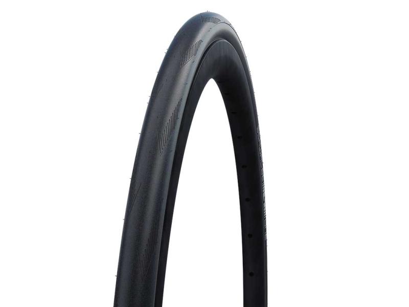 Schwalbe One Folding Tire (28-406) Black, Addix, Raceguard, Psi Max:115 Psi, Weight:200 G