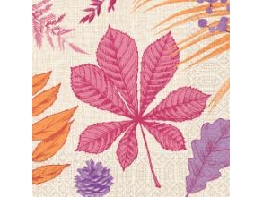 Serviet 33X33cm 3-Lag 1/4-Fold Bright Autumn,50 Stk/Pk