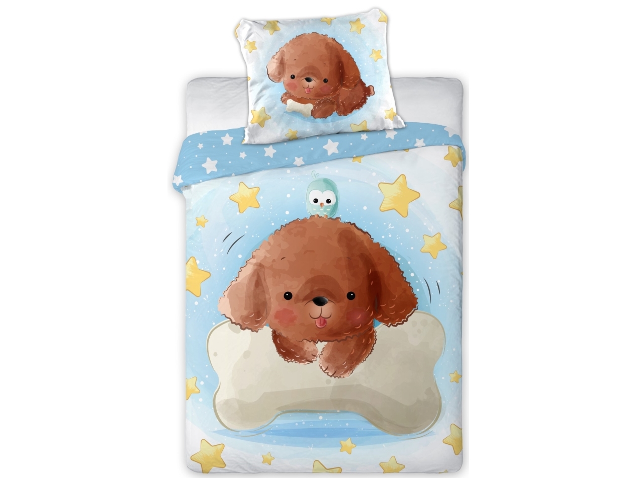 Baby Puppy Junior sängkläder 100x135 cm - 100 procent bomull | N - A | GameStuff
