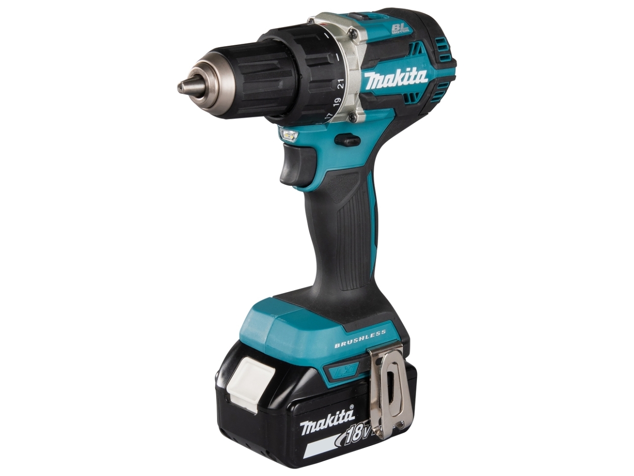 MAKITA 18V 54/30Nm 2x3.0Ah LI-ION borstlös borr-/skruvdragare MAKPAC DDF484RFJ | Elverktyg - Prof. Elverktyg 230V - Borrmaskin | GameStuff