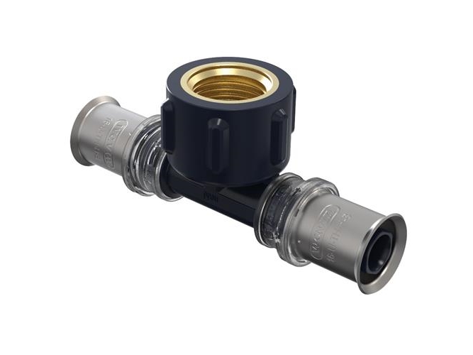 Tee Tigris K5 20x3/4x20mm m/muff | VVS Artiklar - Rör & Kopplingar - Alupex rör och rördelar | GameStuff