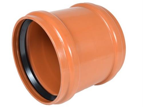 Kaksoismuhvi 315mm w tiivisterengas PVC