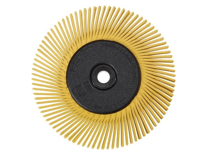 Radialb&oslash;rste SB BB-ZB 150mm K80 gul