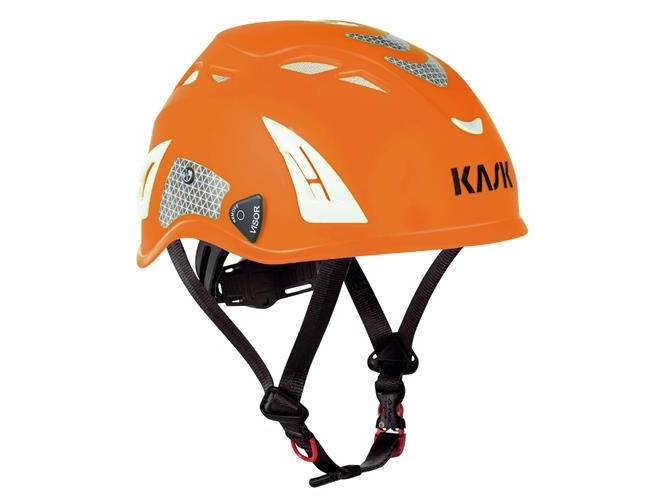 Kask skyddshjälm vit - Superplasma AQ Hi-Viz, med ventilation och hakrem, EN 397 | Kläder & Säkerhet - Säkerhetsutrustning - Säkerhetshjälm | GameStuff