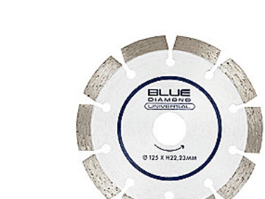 Carat Uni. Blatt Ø125mm - Blue Diamond Diamant, 10Mm Segment, Trockenschnitt