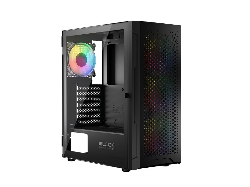 Logic Aramis Argb Minidi Usb-3.0-Gehäuse Schwarz (At-Aramis-10-0000000-0002)
