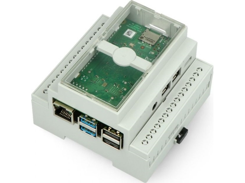 Haltewinkel Für Raspberry Pi 4B Din-Schiene - Multicomp Pro - Grau