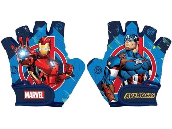 Disney Cycling Gloves For Children Seven Avengers, Blue/Red, S