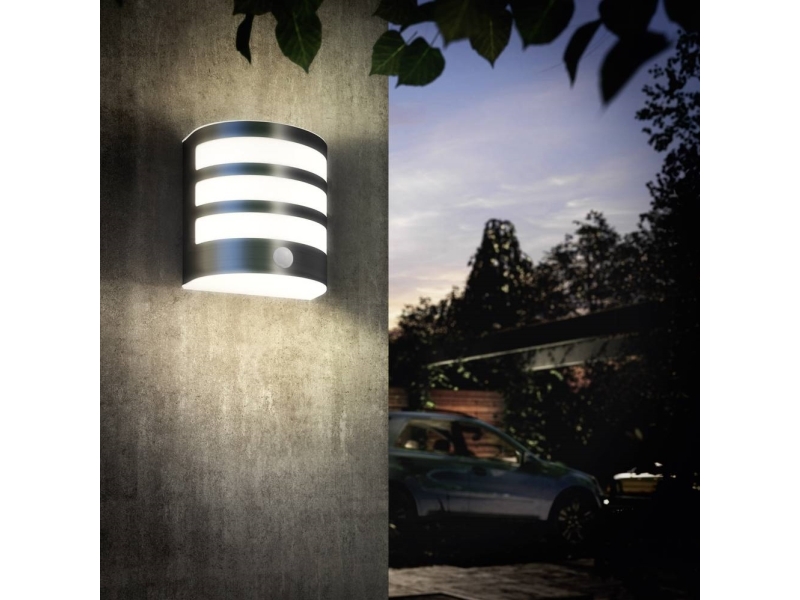 Philips myGarden Calgary vägglampa 3,5 W, Väggbelysning för utomhusbruk, Rostfritt stål, Gjuten aluminium, IP44, Trädgård, Terass, II | Belysning - Utomhusbelysning - Väggbelysning | GameStuff